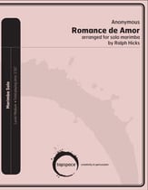 Romance de Amor Marimba Solo cover